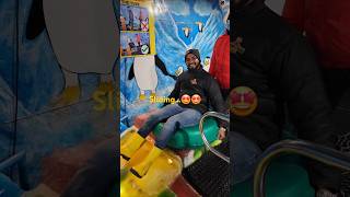 Sliding in snow park☃️slidinggame snowpark ⛄️goatrip funtime msti shortvideo trending [upl. by Assilam610]