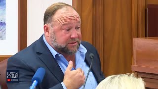 Lawyer Asks Alex Jones if He Knows What ‘Perjury’ Is After Surprise Text Message Reveal [upl. by Alletsirhc]