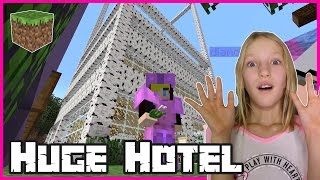 Making a HUGE Hotel  Minecraft [upl. by Goles556]