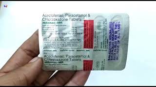 Hifenac Mr Tablet  Aceclofenac paracetamol amp Chlorzoxazone Tablets Uses  Hifenac Mr Tablet Uses [upl. by Amasa]