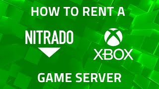 How to Setup Your Nitrado Xbox Server Nitrado Guides [upl. by Enoed]