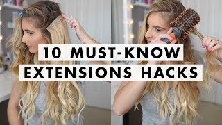 Easy Hair Extensions Hacks  Luxy Hair [upl. by Yslek55]