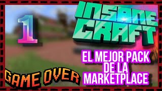 EL MEJOR PACK de la Marketplace  Minecraft Bedrock  Insane Craft [upl. by Liederman]