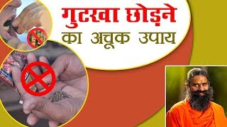 गुटखा छोड़ने के अचूक उपाय  Swami Ramdev [upl. by Itsa]