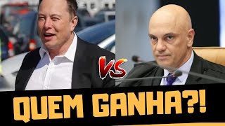 ELON MUSK CONTRA ALEXANDRE DE MORAES QUEM VAI GANHAR [upl. by Ivel501]