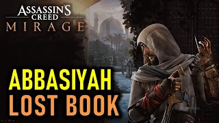 Abbasiyah Lost Book Location  Assassins Creed Mirage AC Mirage [upl. by Ennayr]