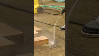 The result was awesome  Pressure Washer Art homemade diyscience [upl. by Wolsky]