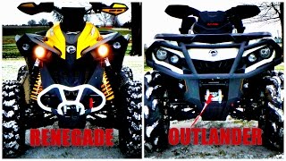 Renegade 1000 Vs Outlander 1000 [upl. by Eilsel]