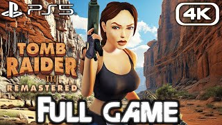 TOMB RAIDER 3 REMASTERED Gameplay Walkthrough FULL GAME 4K 60FPS No Commentary [upl. by Hayman]