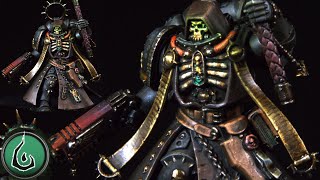 Painting Tutorial WH40K Layering Texturing Weathering a Primaris Chaplain [upl. by Aneez]