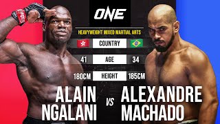 Alain Ngalani vs Alexandre Machado  Full Fight From The Archives [upl. by Assert]