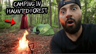 CAMPING IN THE HAUNTED DOLL FOREST CAMPSITE ATTACKED BY DEVIL WORSHIPPER GONE WRONG [upl. by Turley]