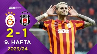 Galatasaray 21 Beşiktaş  9 Hafta  Trendyol Süper Lig 20232024 [upl. by Carhart]