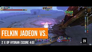 IGN Ketone  Felkin Jadeon 3min vs 2x OP Hydrans score 40  Jade Dynasty Reborn JDR [upl. by Haeli341]