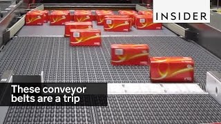 These conveyor belts are a trip [upl. by Genovera4]