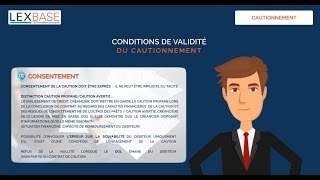 Conditions de formation et effets du cautionnement [upl. by Ahsikym]