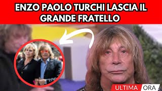 🔴GRANDE FRATELLO 2024 ΕΝΖΟ PAOLO TURCHI LASCIA LA CASA [upl. by Maice]