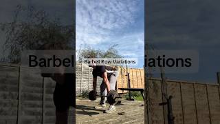 Barbell Row Variations shorts fitness boxing fyp [upl. by Haimorej]