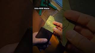 Utila MINI Wallet handmade leatherwallets by Patepluma Co [upl. by Ynhoj116]