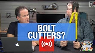 All About Bolt Cutters  The Handyguys Live [upl. by Llatsyrk]