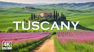 Tuscany 4K A Journey Through Rolling Hills and Vineyards Of Italy  4K Ultra HD [upl. by Healion]