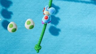 Yoshis Crafted World  100 Walkthrough  Yoshi Pulls Some Strings  Front amp Flip Side [upl. by Shaum]