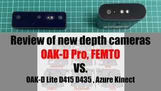 OAKD Pro and Femto ZED MiniNeural Depth Mode pointcloud of new depth cameras comparison [upl. by Anialem]