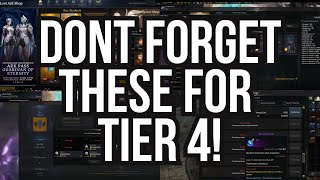 Lost Ark Quick PSA For Tier 4  DONT FORGET [upl. by Cantone]