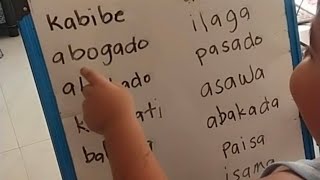 unang hakbang sa pagbasa  ABAKADA tutorial  ABAKADA Filipino Alphabet tutorial [upl. by Pineda]