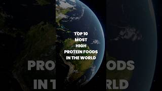 Top 10 Most High Protein Foods In the world shorts protein [upl. by Nolly347]