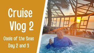 Oasis of the Seas Cruise Vlog 2  Enjoying the Ship  Royal Caribbean Cruise Vlog [upl. by Janifer708]