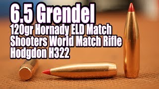 65 Grendel  120gr Hornady ELD Match [upl. by Nameloc]