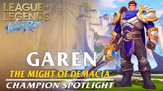 Warring Kingdoms Garen Wild Rift Skin Spotlight [upl. by Elleuqram834]