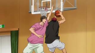 Kagami vs Kiyoshi kuroko no basketball [upl. by Coster]