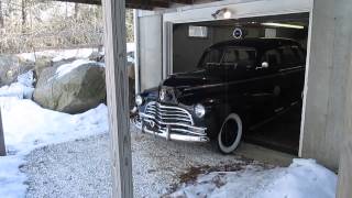 Orleans 1946 Chevy Fleetmaster Police Crusier first start of the season [upl. by Asilehc]