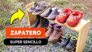 ZAPATERO DE MADERA Y COBRE 🥾🔨 Super Fácil y Barato Tutorial DIY paso a paso [upl. by Essila]