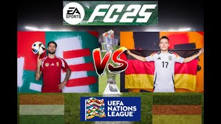 Hungary vs Germany  UEFA Nations League A 2024 FC25 [upl. by Trelu49]