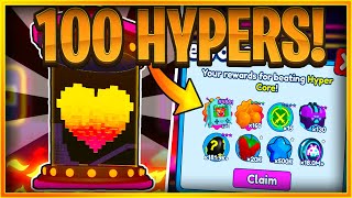 I AFKED 100 HYPERCORES👾 In Pet Catchers And Got This [upl. by Gerge]