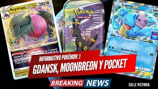 Informativo Pokémon  Regional de Gdansk nuevo moombreon y evento pokemon pocket [upl. by Dalston]