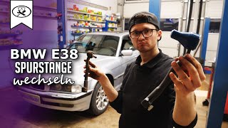 BMW E38 Spurstange wechseln  Changing the BMW E38 tie rod  VitjaWolf  Tutorial  HD [upl. by Birchard]