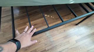 DERYONI 14 inch Queen Size Bed Frame No Box Spring Needed Review [upl. by Id]