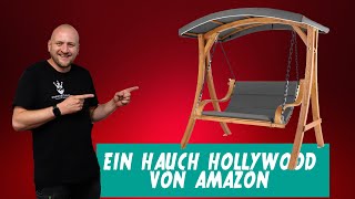 Unboxing und Aufbau meiner neuen Hollywoodschaukel [upl. by Simetra]