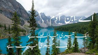 Golden World  aik meri chahat hai aik teri chahat hai  aye ibn e adam  hades e Qudsi [upl. by Annahaj]