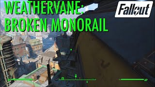 Fallout 4  Weathervane Broken Monorail [upl. by Lehplar]