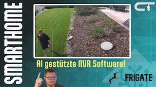 Kameraüberwachung  Person AIrkannt  Frigate NVR in Homeassistant [upl. by Phelan]