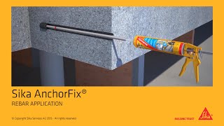 Sika AnchorFix®  REBAR APPLICATION [upl. by Anyehs]