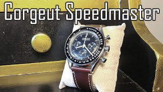 Corgeut Speedmaster  Omeaga Speedmaster Moonwatch Hommage [upl. by Ymerej]