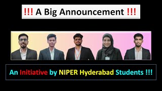 AN ANNOUNCEMENT FROM YOUR NIPERIAN DOSTS OF NIPER HYDERABAD I FOUNDATION BATCH 2025 [upl. by Iviv217]