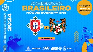 CP TERESÓPOLIS X CPORTUGUÊS RECIFE  FEMININO  BRASILEIRO DE HÓQUEI 2024 [upl. by Delamare100]