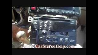 Infiniti J30 J30t Bose Stereo Removal 1993  1997  Car Stereo HELP [upl. by Ahseikram]